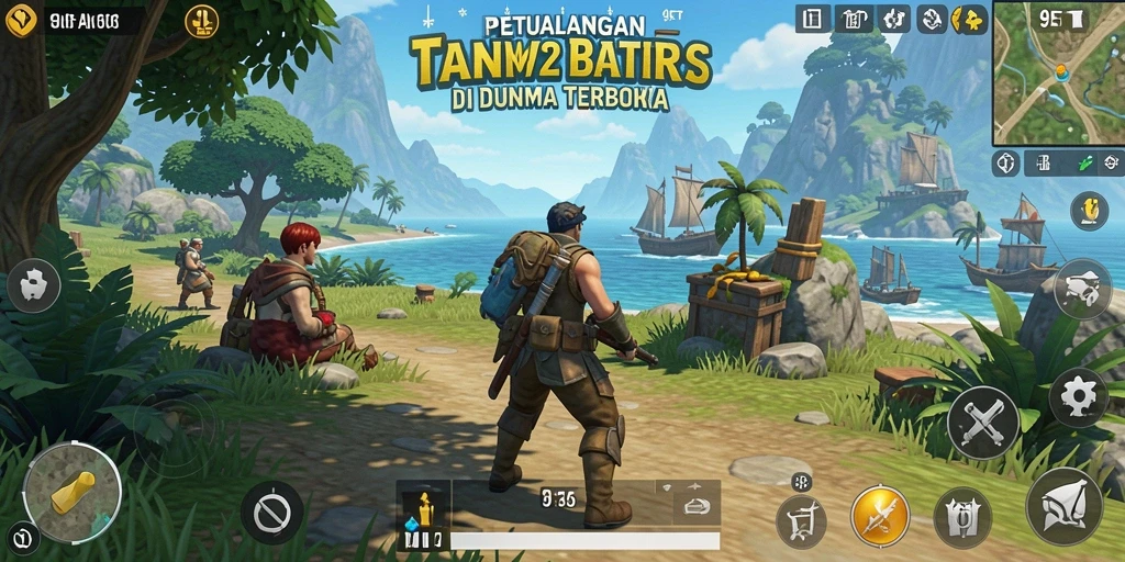 Tampilan gameplay menakjubkan dunia terbuka 9ET.