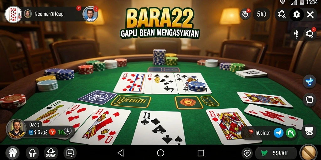Tampilan gameplay BARA22 yang seru dan interaktif.