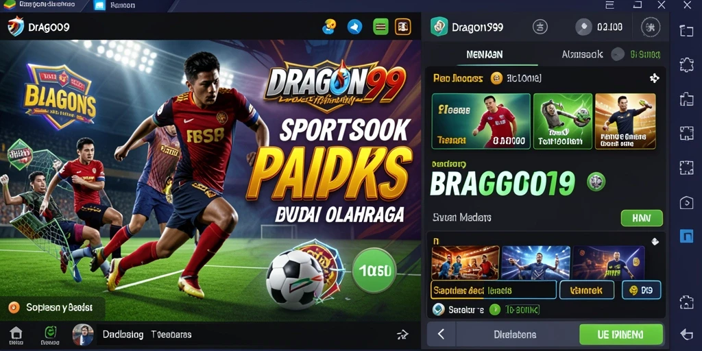Tampilan gameplay <strong>DRAGON99</strong> menampilkan taruhan olahraga yang menarik dan interaktif.