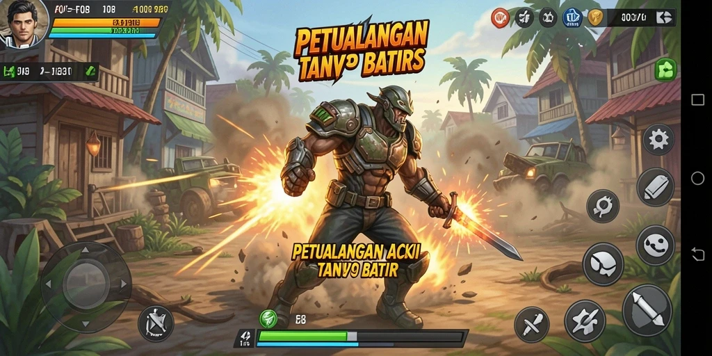 Tampilan gameplay F08 yang intens dan cepat.