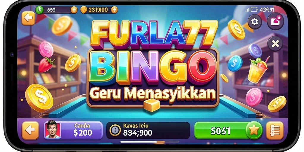 Tampilan utama gameplay Bingo seru di FURLA77.