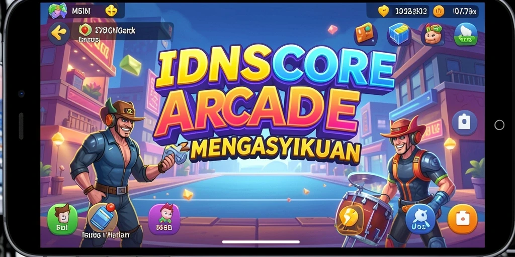 Tampilan gameplay seru dan menantang dalam IDNSCORE.