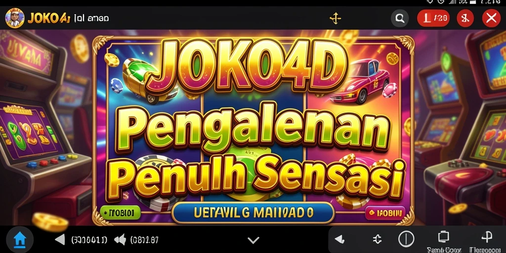 Tampilan menarik dari gameplay JOKO4D yang seru.