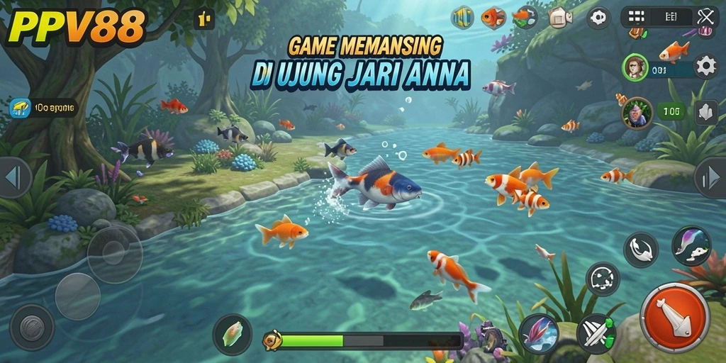 Tangkapan ikan yang beragam dalam gameplay PPV88.