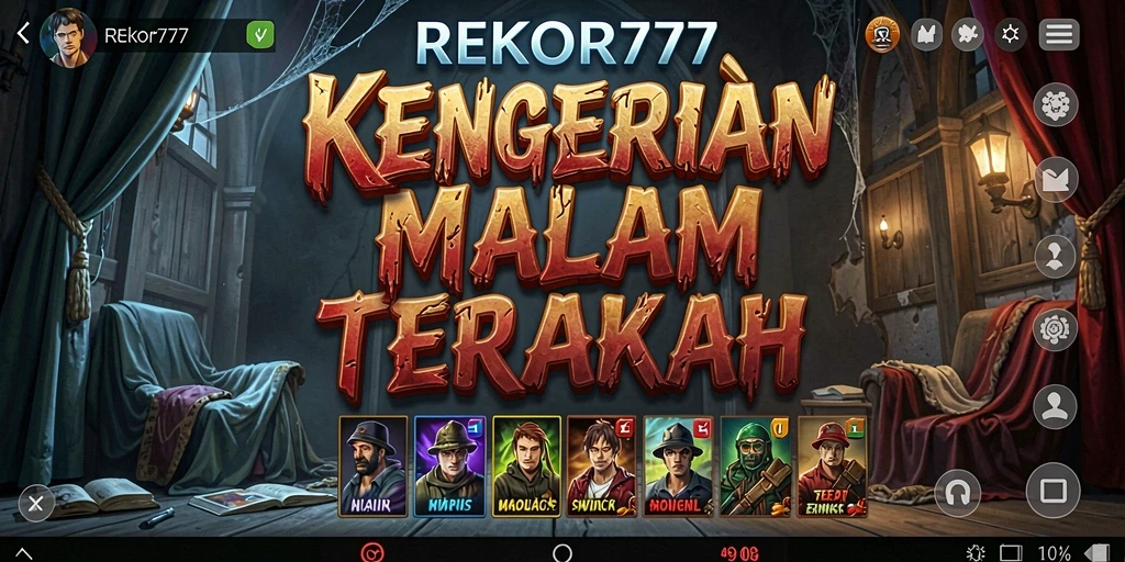 Tampilan gameplay mendebarkan dari REKOR777 dengan suasana Horror yang mencekam.
