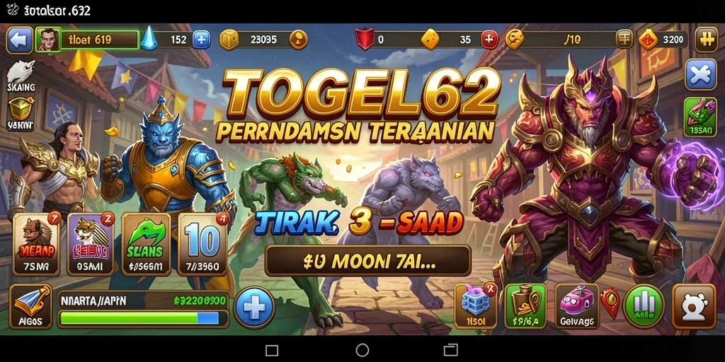 Tampilan menarik dari gameplay TOGEL62 yang melibatkan strategi mendalam.